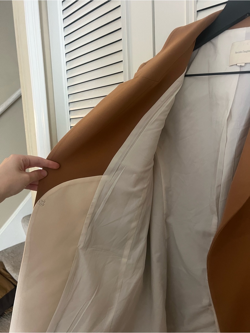 Favorite Daughter Medium THE KELLY BLAZER TAN - Picture 8 of 14